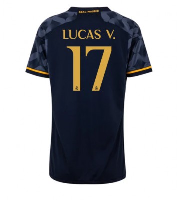Real Madrid Lucas Vazquez #17 Replika Udebanetrøje Dame 2023-24 Kortærmet